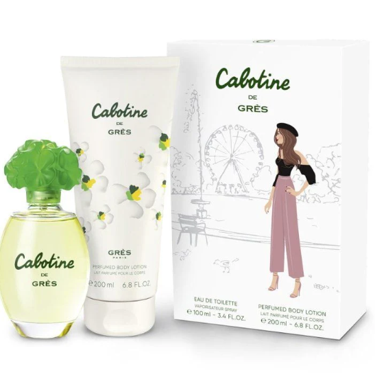 CABOTINE DE GRES 2 PC EDT 100 ML 3.4FLOZ 1 BODY LOTION 200 ML