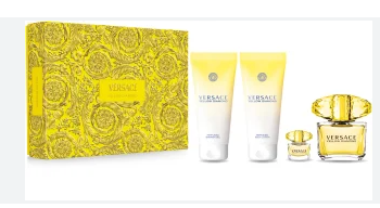 Versace Yellow Diamond 4 Pc Set w/ for women EDT