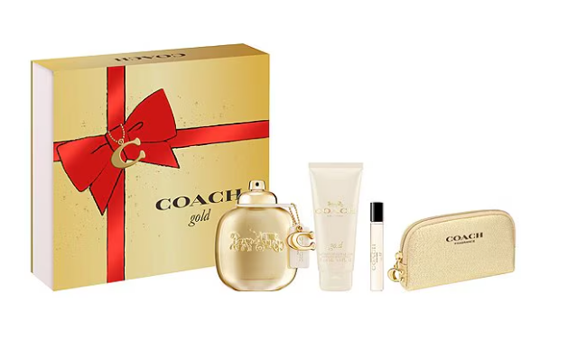 Coach Gold 3 Pc Set