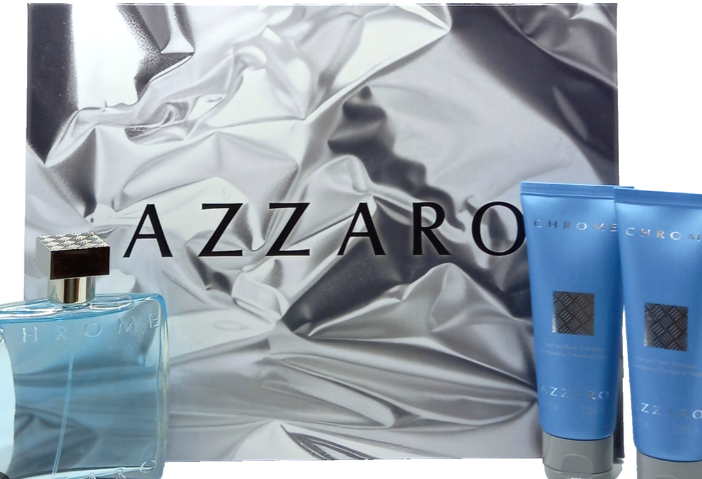 AZZARO CHROME SET 3 PC EDT