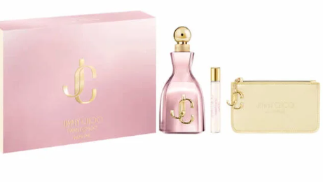 JIMMY CHOO WITH LOVE 3 PC 7.5 ML TROUSSE/ POUCH EDP