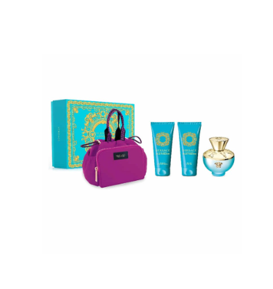 Versace Dylan Turquoise Pour FEMME 4 pc Set