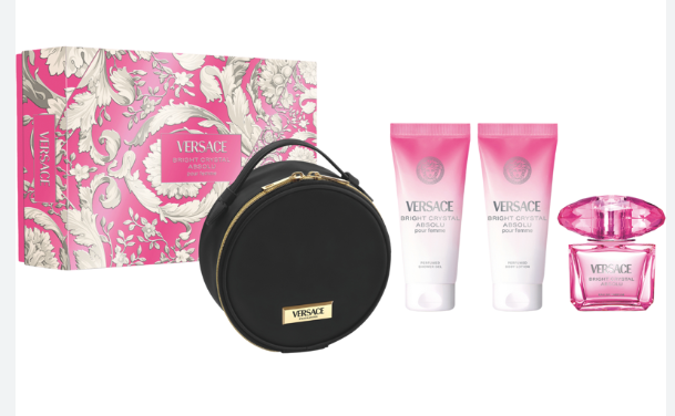 VERSACE BRIGHT CRYSTAL ABSOLU GIFT SET 4 PC EDP