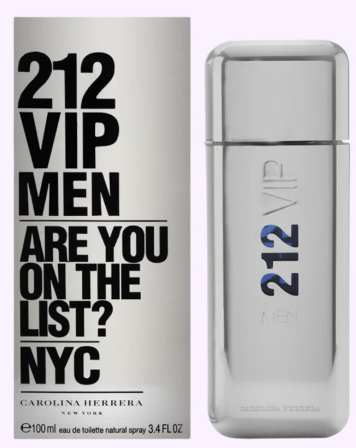 CAROLINA HERRERA 212 NYC VIP MEN ARE YOU ON THE LIST EDT 3.4 oz