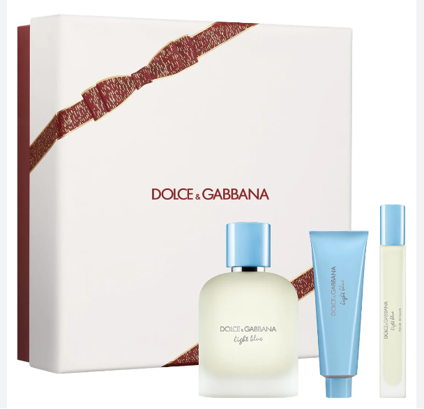 Dolce & Gabbana Light Blue Pour Homme 3 Pc Set