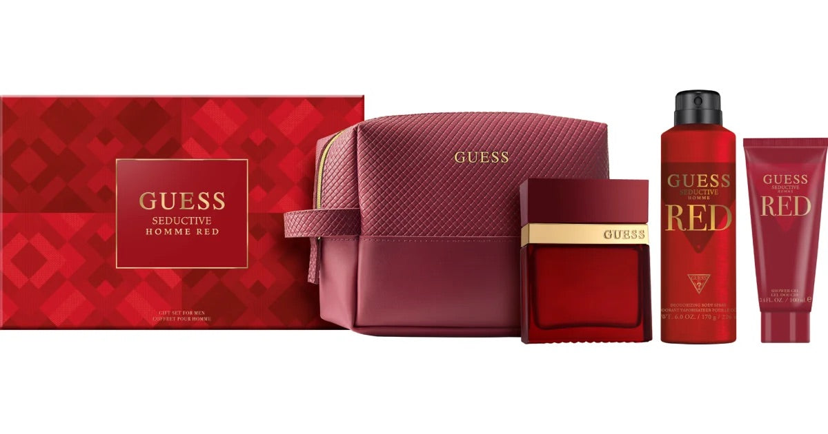 Guess Seductive Homme Red 4 pc set EDT