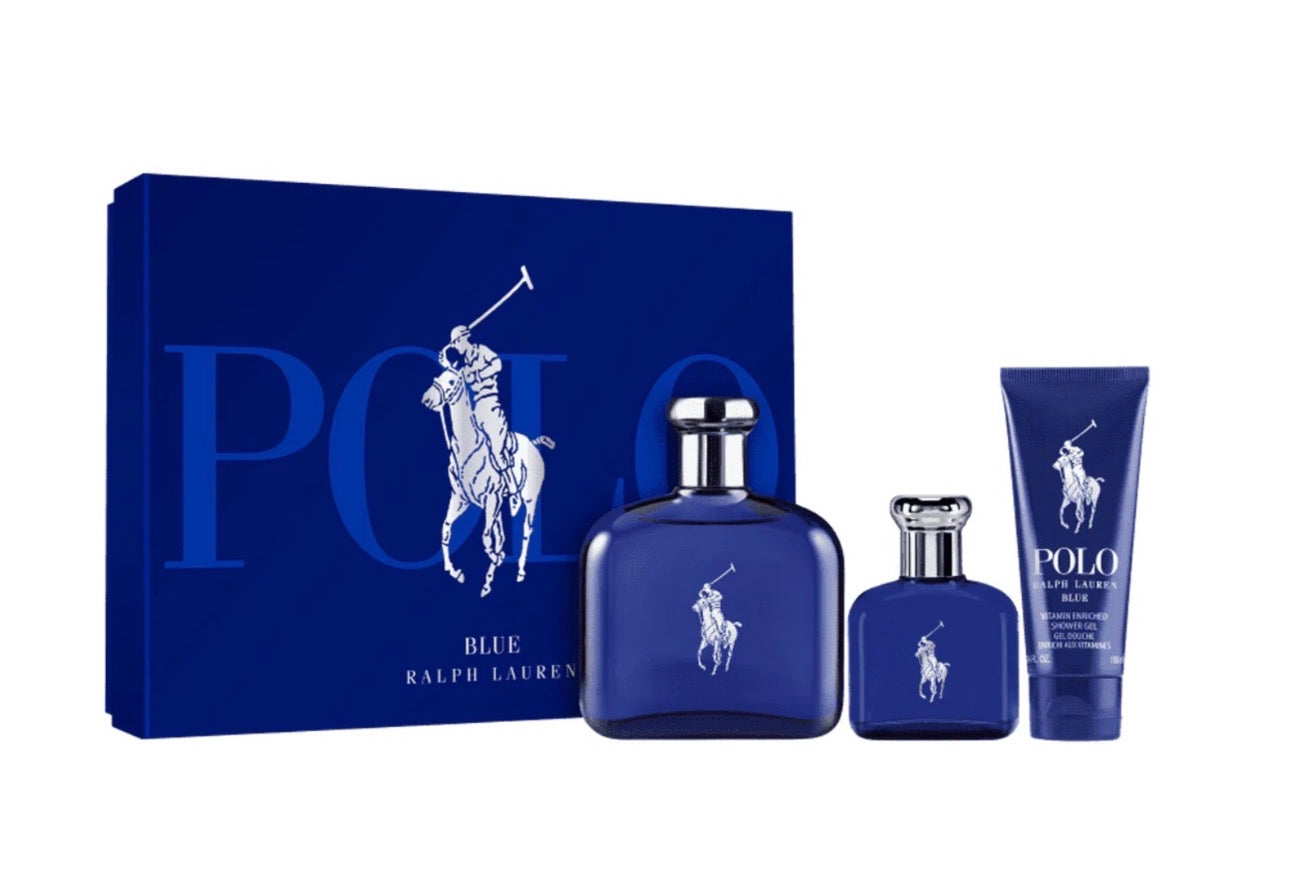 Ralph Lauren Polo Blue EDT 3 Piece Set