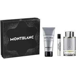 Mont Blanc Explorer Platinum 3 Pc Set