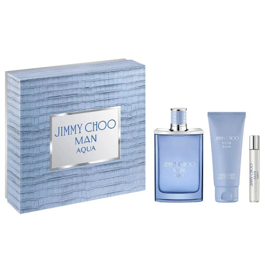 Jimmy Choo Man Aqua 3 Pc Set 3.3 EDT