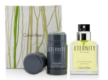 Eternity For Men by Calvin Klein Travel Set 3.4 fl oz