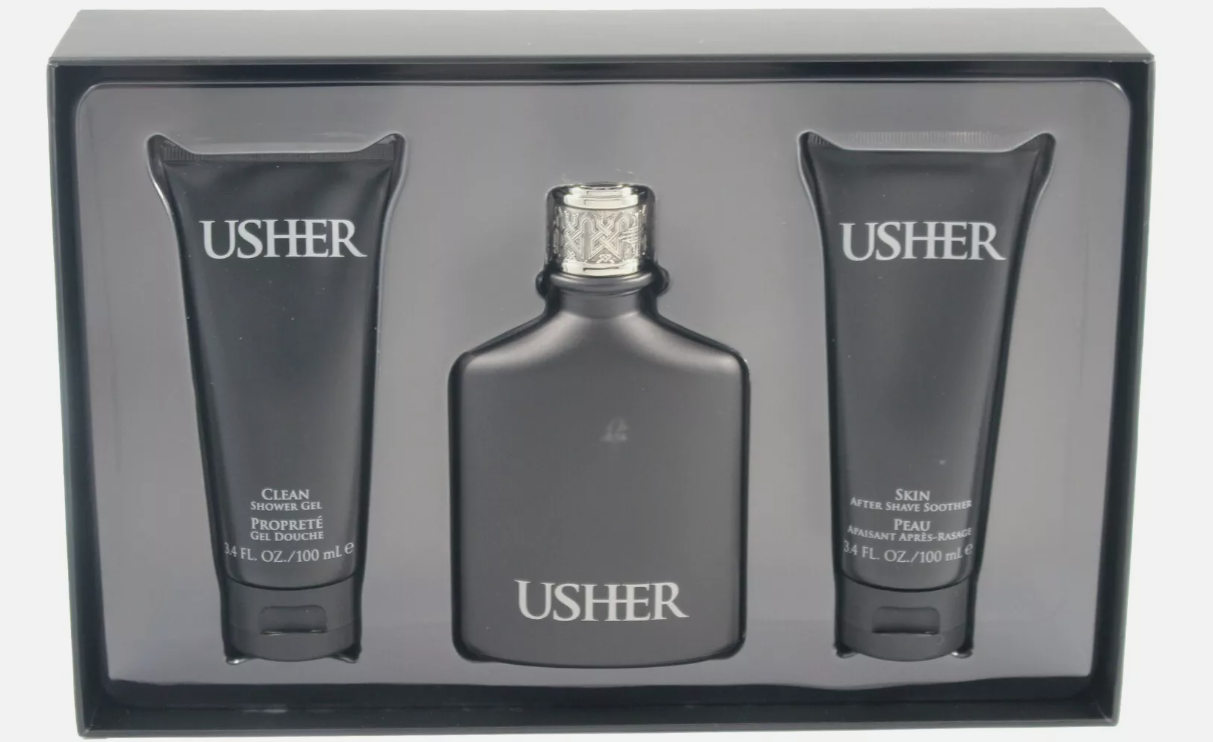 USHER FOR MEN 3 PC SET EDT