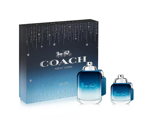 Coach New York Blue 2 Pc Set