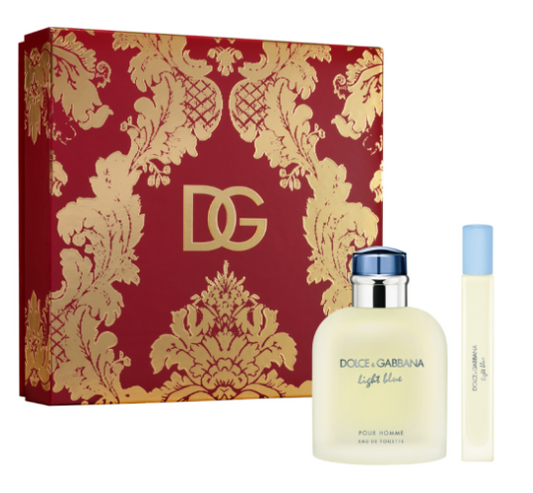 Dolce & Gabbana Light Blue Pour Homme 2 Pc Set