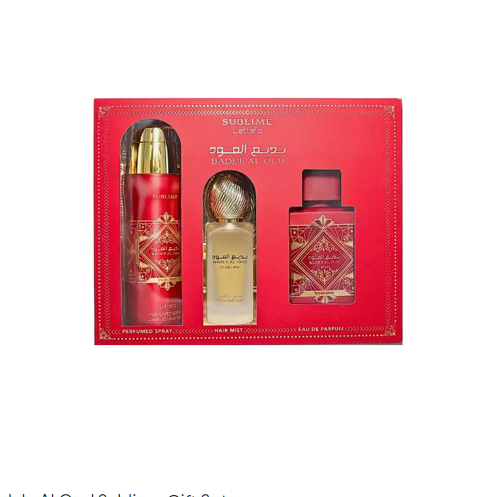 LATTAFA SUBLIME SET 100 ML 3.4 3 PC