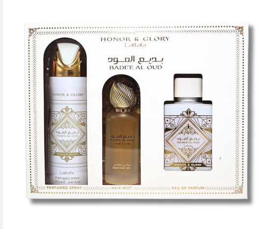 LATTAFA HONOR Y GLORY SET 3PC EDP