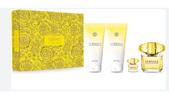 Versace Yellow Diamond 4 Pc Set w/  for women EDT