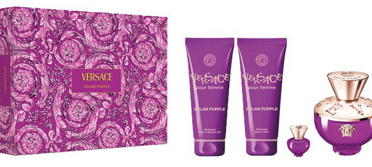 VERSACE DYLAN PURPLE SET 4PC EDP