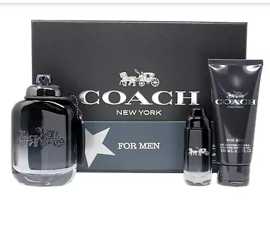 COACH NEW YORK FOR MEN SET 3 PC EDT