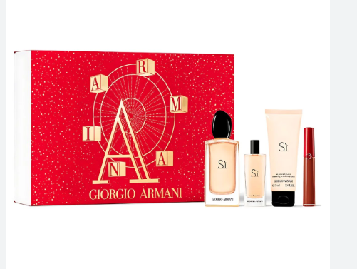 Giorgio Armani Si 4 Pc Set 3.4 EDP