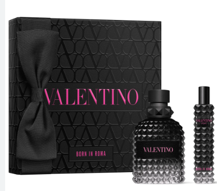 VALENTINO BORN IN ROMA TRAVEL SET OUMO EDP 100 ML .33 FL 0Z