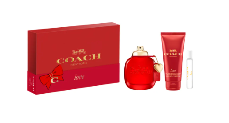 COACH NEW YORK LOVE 3 PC Set