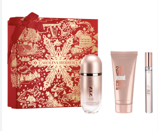 CAROLINA HERRERA 212 VIP ROSE 3  PC EDP