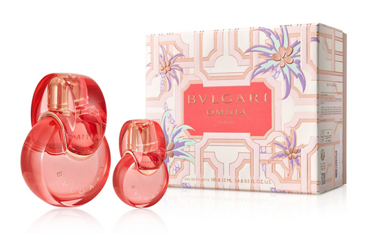 BVLGARI Omnia Coral 2 Pc Set  100 ML EDT+15 ML EDT (Copy)