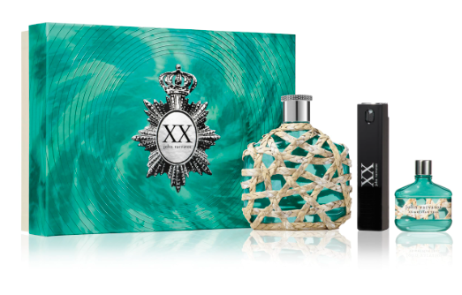 John Varvatos xx Artisan Teal 3pcs set EDT