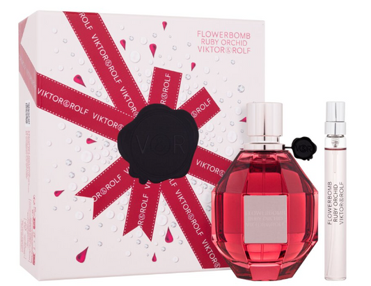 VICTOR & ROLF FLOWERBOMB EDP RUBY ORCHID SET 2 PC 100 ML 10 ML