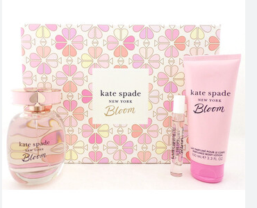 KATE SPADE BLOOM  3 PC EDT 100 ML +10 ML +BODY LOTION 100 ML