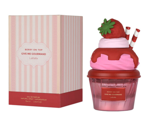 Lattafa  Give Me Gourmand Berry on Top 2.53fl.oz EDP
