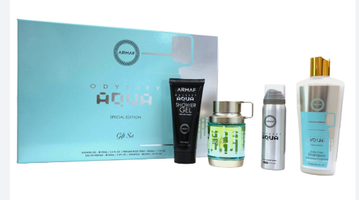 ARMAF ODYSSEY AQUA GIFT SET 4 PC EDP