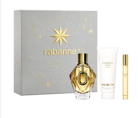 MILLON GOLD FOR HER GIFT SET 3 PC EDT