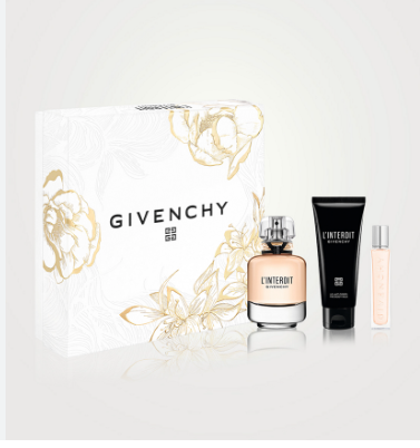 GIVENCHY L'INTERDIT GIFT SET EDP 3 PC
