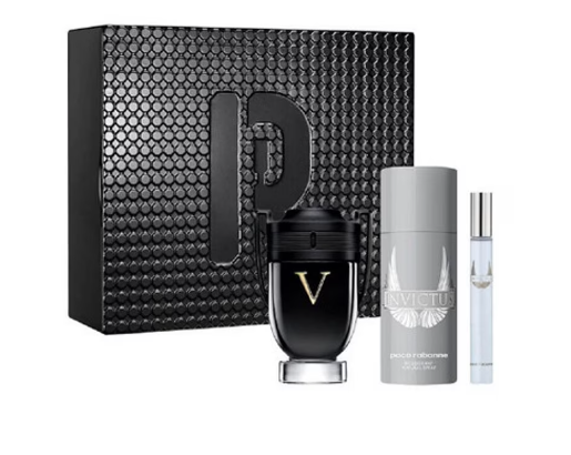 Paco Rabanne Invictus Victory Elixir 3pcs Set 3.4fl.oz intense