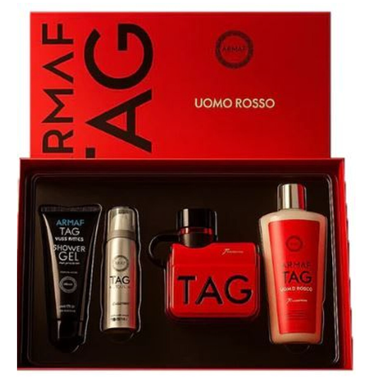 ARMAF TAG UOMO ROSSO 4 PC EDP