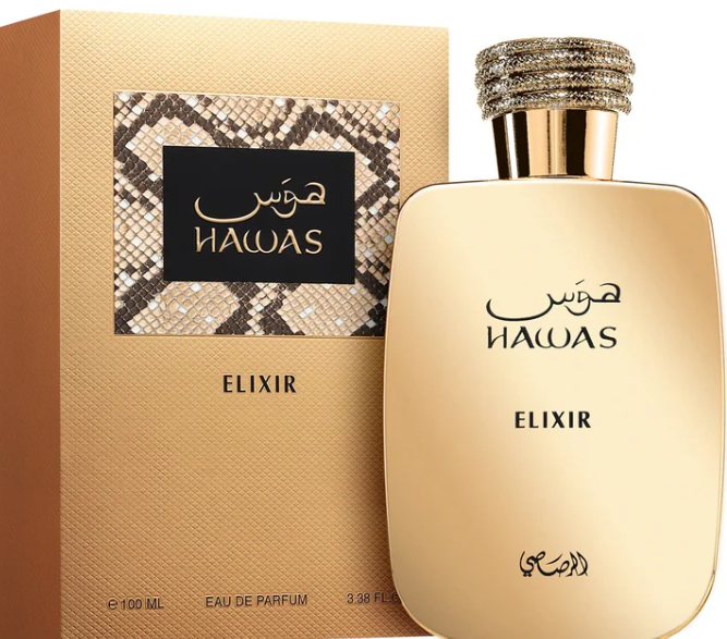 Rasasi Hawas For Him ELIXIR 3.4 oz Eau de Parfum 3.38 fl oz