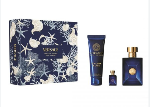 Versace Dylan Blue 3 Pc Set w/Pouch