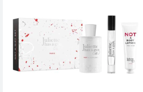 JULIETTE HAS A GUN 3 PC EDP 3.3 FL OZ+7.5 ML +30 ML BODY LOTION.