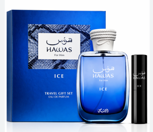RASASI ICE TRAVEL GIF SET EDP 100 ML + 8 ML