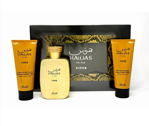 RASASI VIPER  TRAVEL GIF SET EDP 100 ML + 8 ML+100 ML GEL