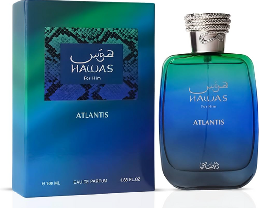 Rasasi Hawas For Him Atlantis 3.4 oz Eau de Parfum