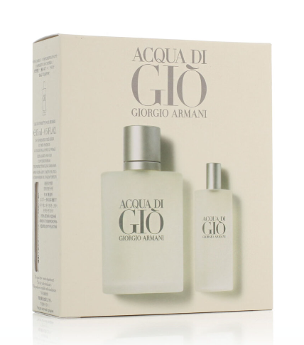 ACQUA DI GIO TRAVEL SET   EDP 100 ML 15 ML.