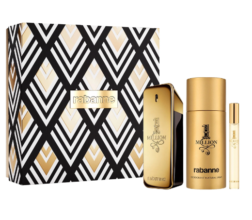 Paco Rabanne 1 Million EDT 3 Piece Set.