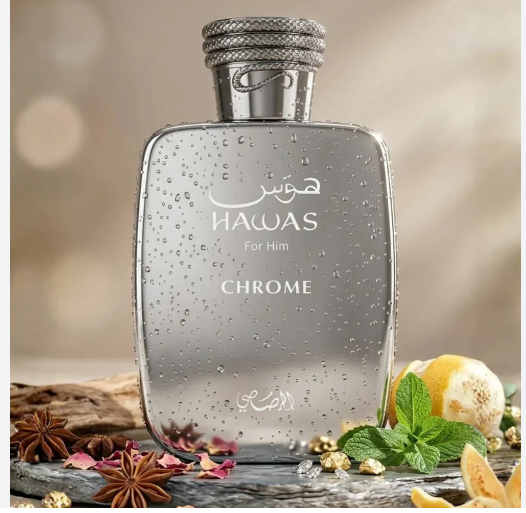HAWAS FOR HIM CHROME  EDP 100 ML.