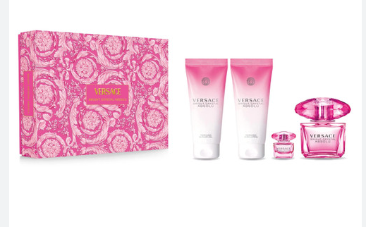 VERSACE BRIGHT CRYSTAL ABSOLU  SET 4PC EDP