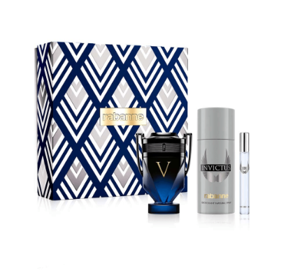 Paco Rabanne Invictus Victory Elixir 3pcs Set 3.4fl.oz