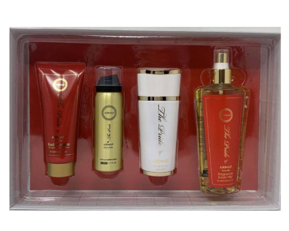 ARMAF THE PRIDE ROUGE GIFT SET 4 PC