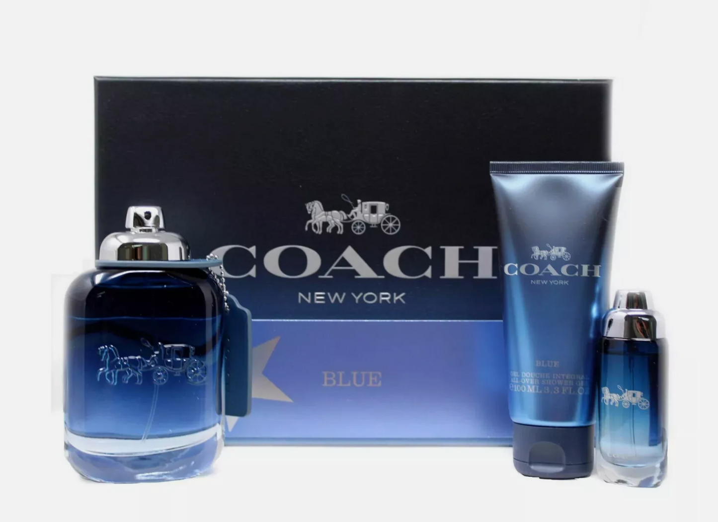 Coach New York Blue 3 Pc Set Alt