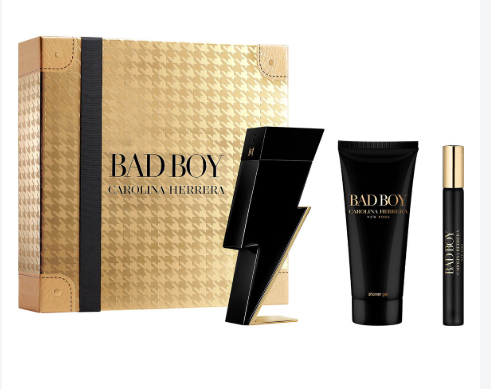 Carolina Herrera Bad Boy 3 Pc Set 3.4 EDT